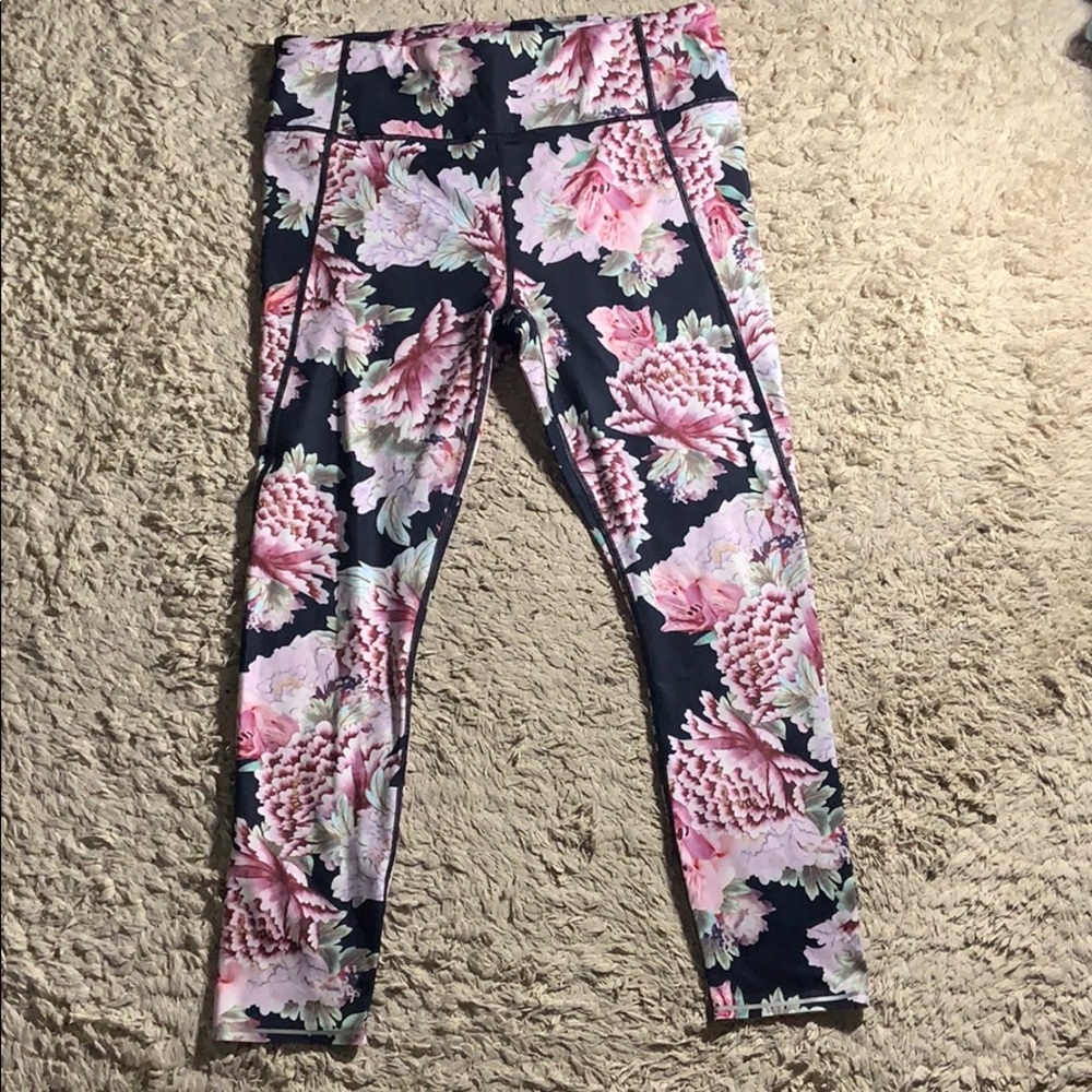 Athleta Floral Leggings